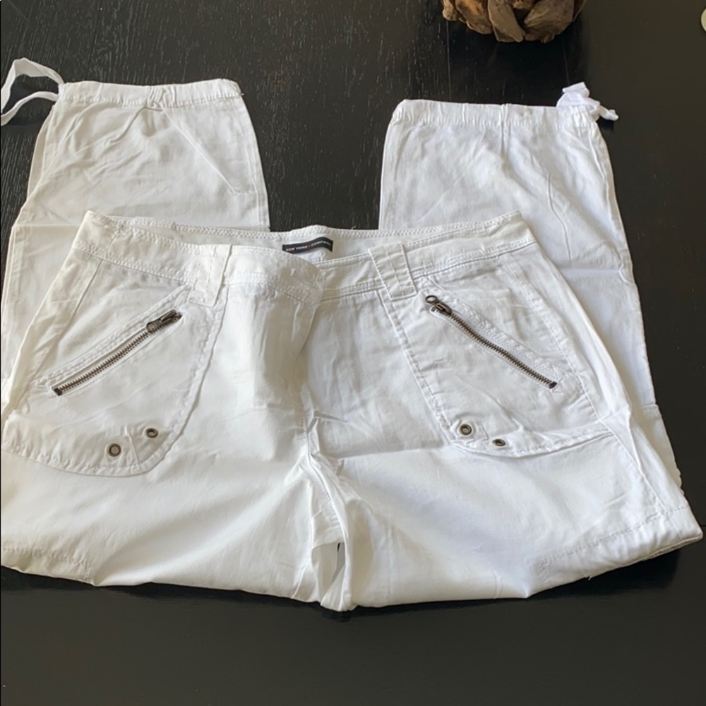 White Cotton New York & Company Cargos